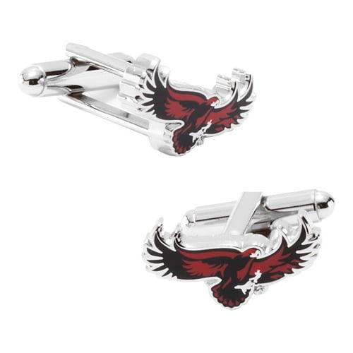 Saint Josephs Hawks Cufflinks Sterling Silver Medium Size Round Top Saint Josephs Hawks Cufflinks Sterling Silver Medium Size Round Top